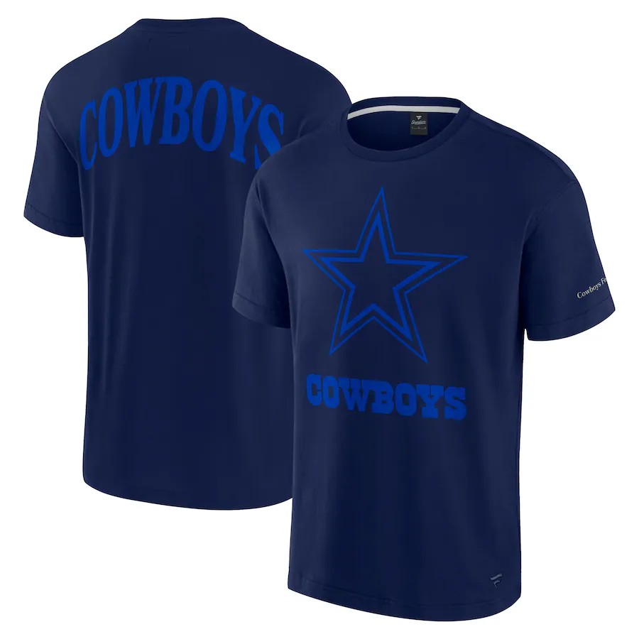 Men dallas cowboys blue 20241213 NFL T shirt